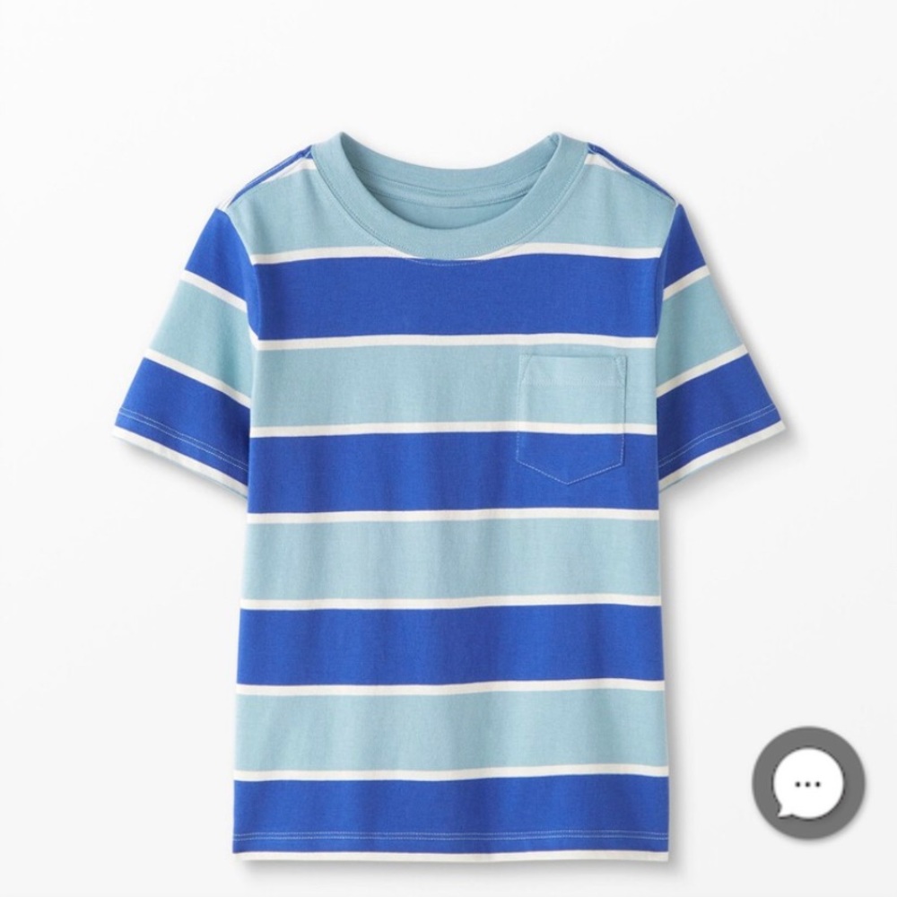Hanna Andersson Striped Pocket Tee size 4